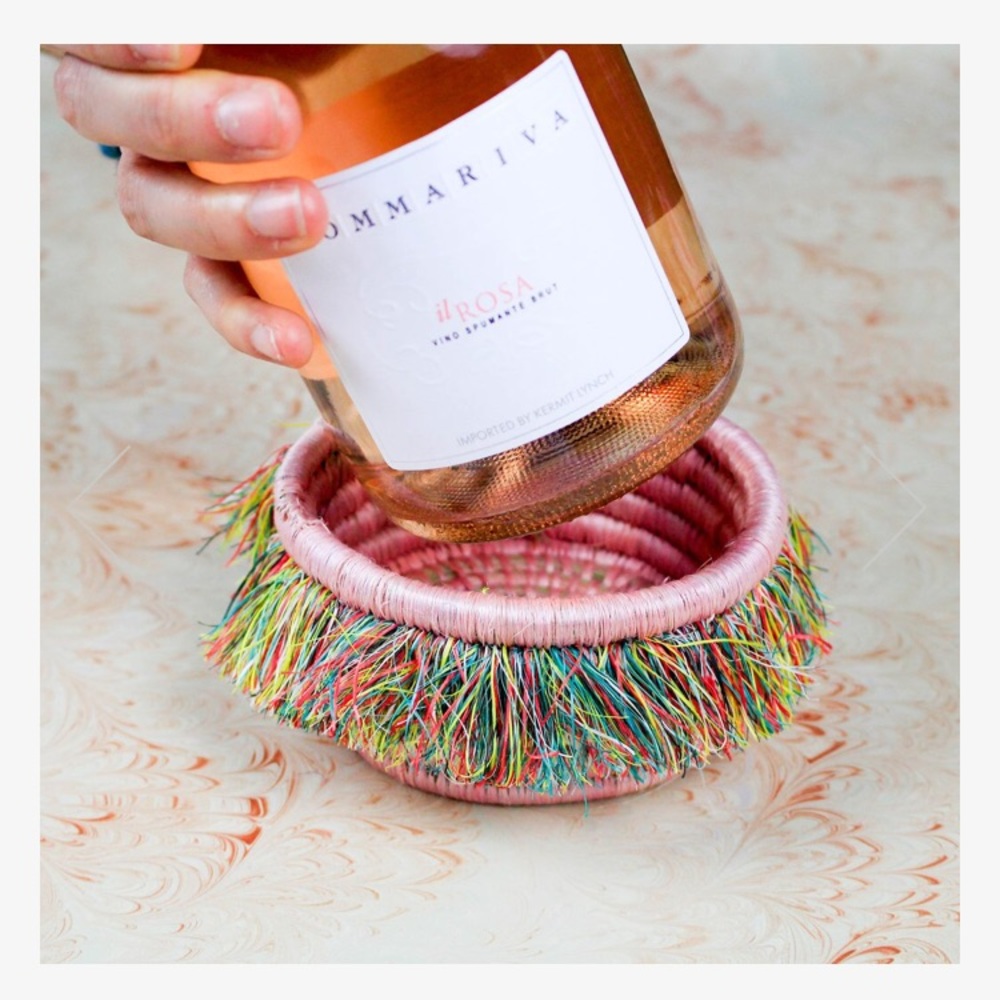 Colorful Woven Bottle Holder